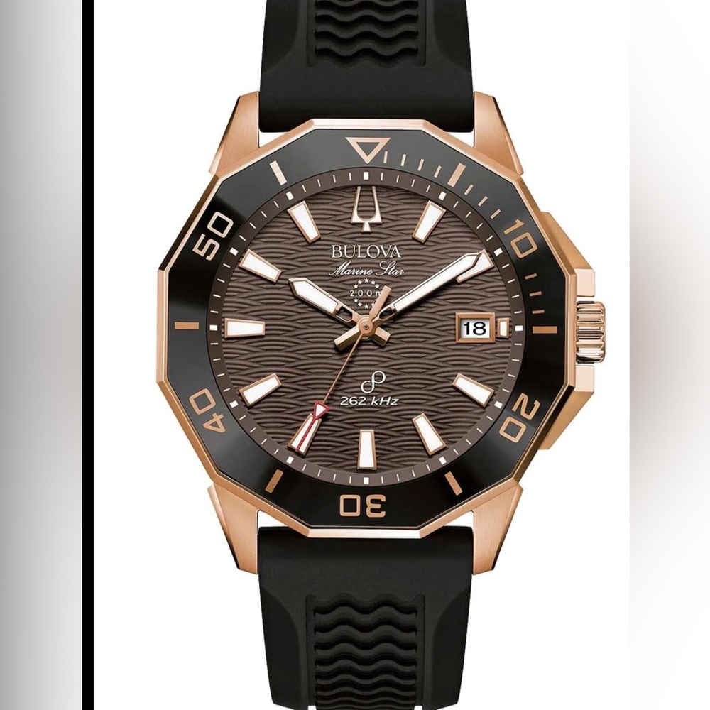 BULOVA Marine Star HPQ Precisionist Brown chocolate Dial Men's Watch